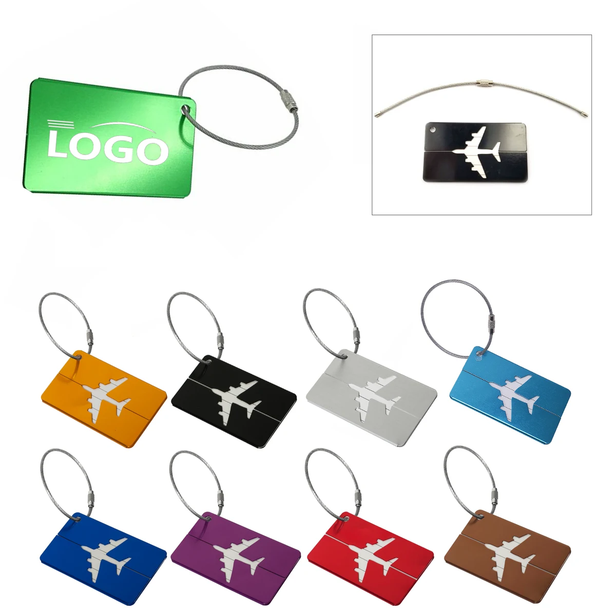 Travel Luggage Tags Made of Aluminum Alloy 1