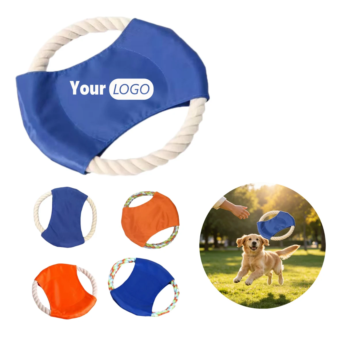 Knot Flying Disc Toy for Dogs 1