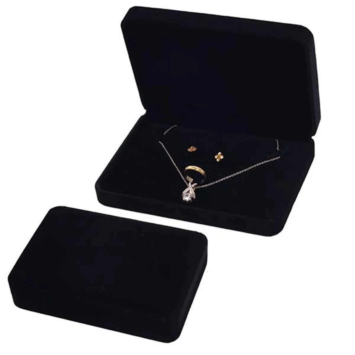 Large Velvet Jewelry Box 1