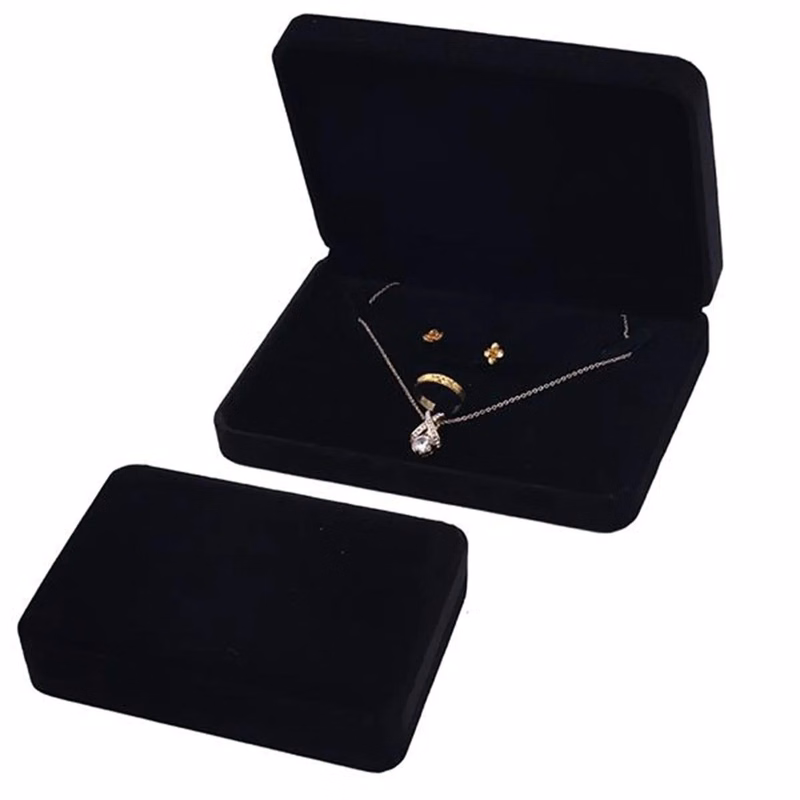 Large Velvet Jewelry Box