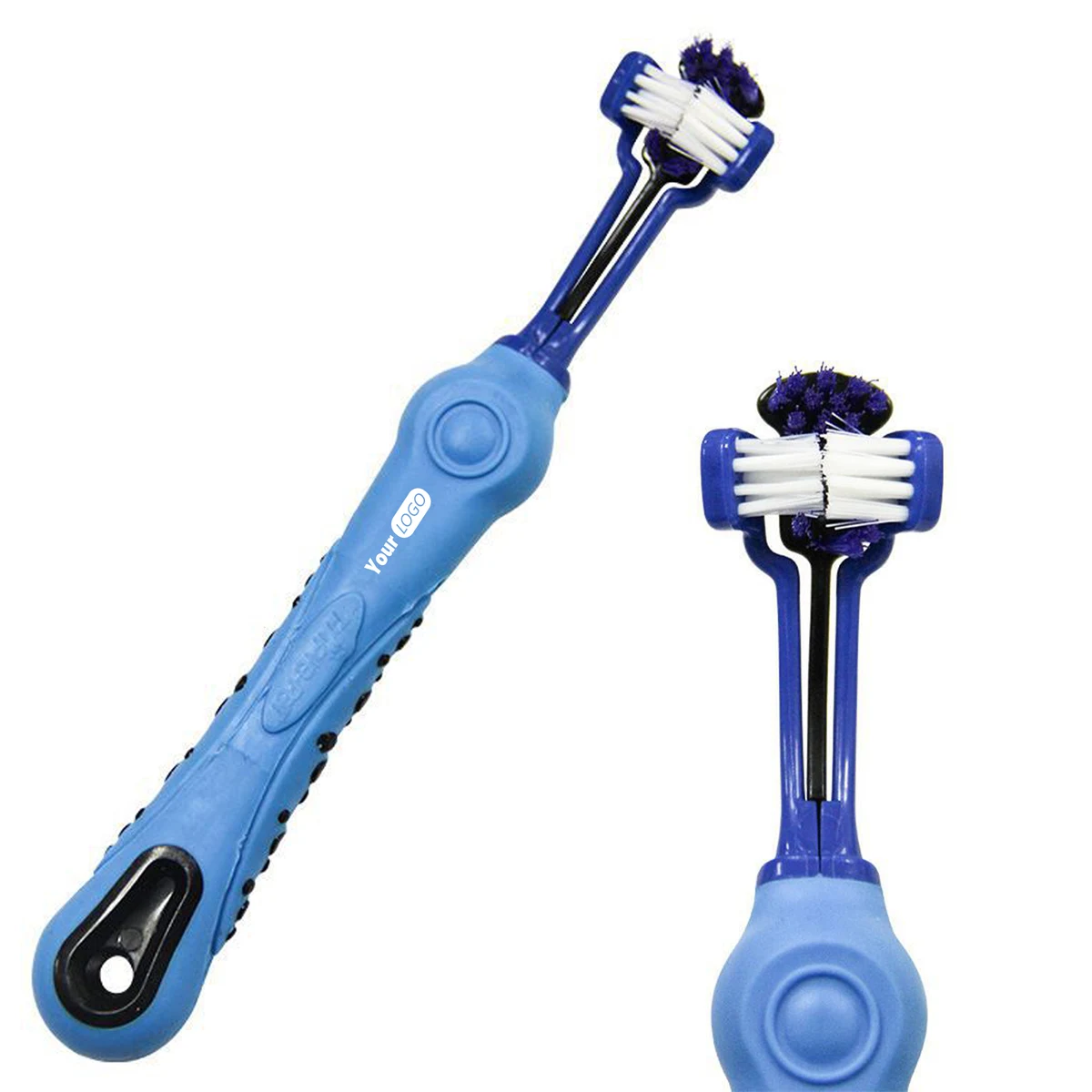 Abs Ergonomic Pet Teeth Cleaning Toothbrush ?C Easy And Comfortable 1