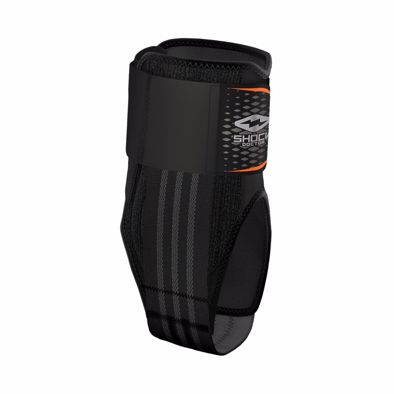 Ultra Laceless Cleat Ankle Brace w/ Flex-Sprt Stays Blk