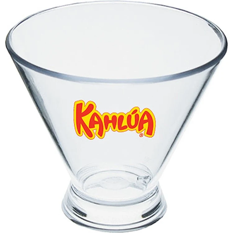 3oz Plastic Stemless Martini Sampler 1