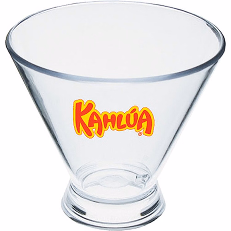 3oz Plastic Stemless Martini Sampler