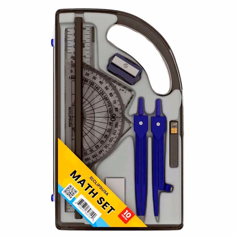 Geometry Math Sets - 10 Piece