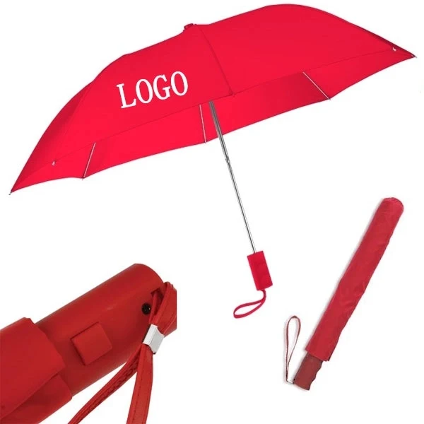 42" Arc Folding Umbrella with Auto Open 1