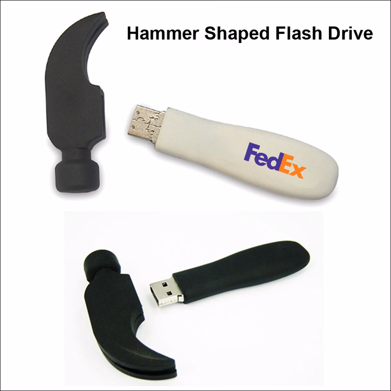 Hammer Shaped Flash Drive / USB - 2 GB