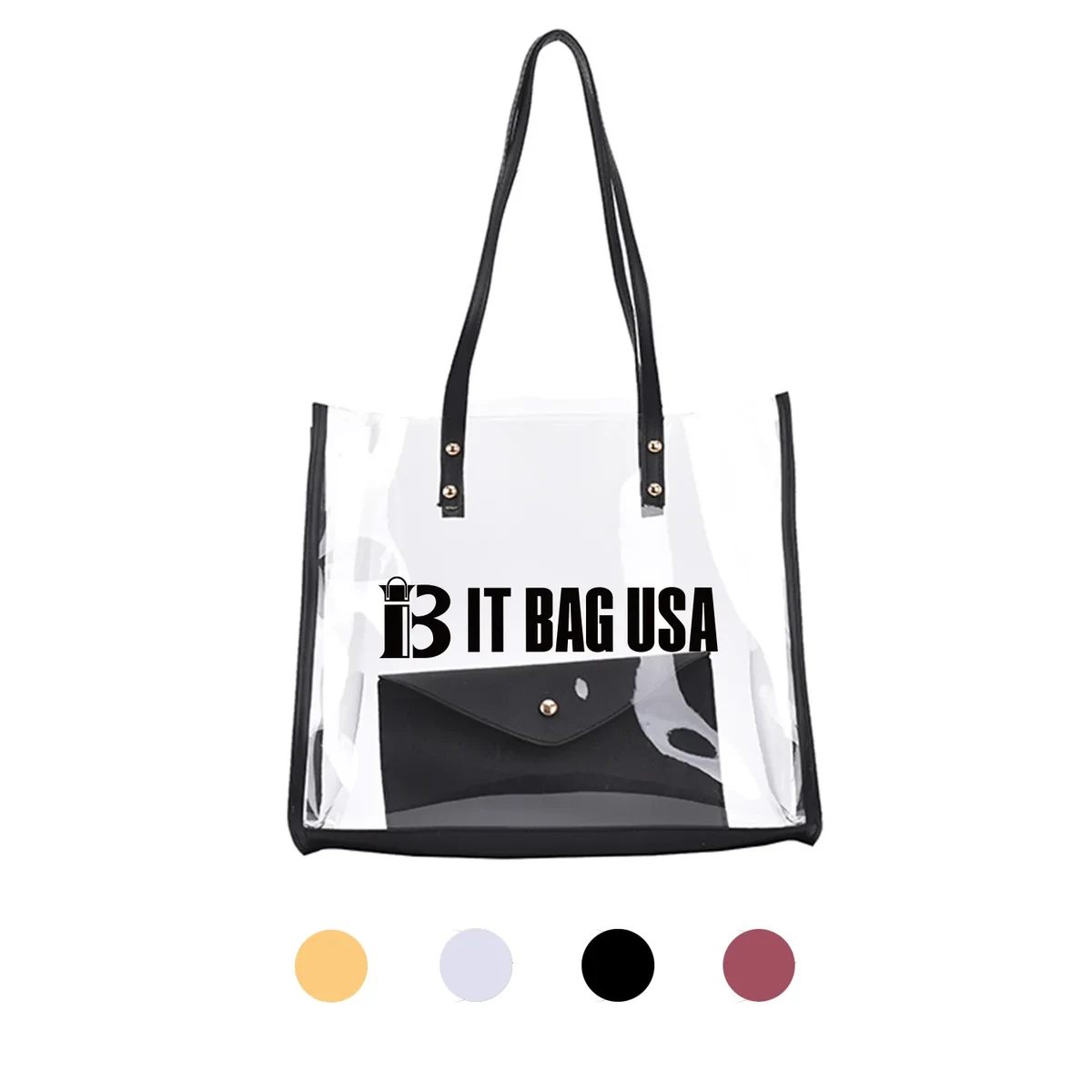 Clear Crossbody Tote Bag 1