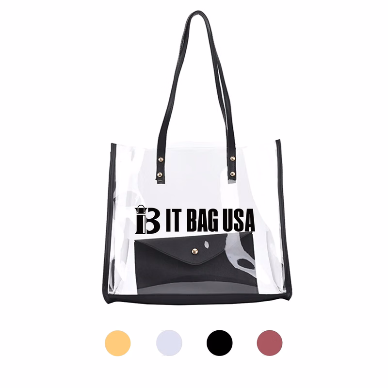 Clear Crossbody Tote Bag