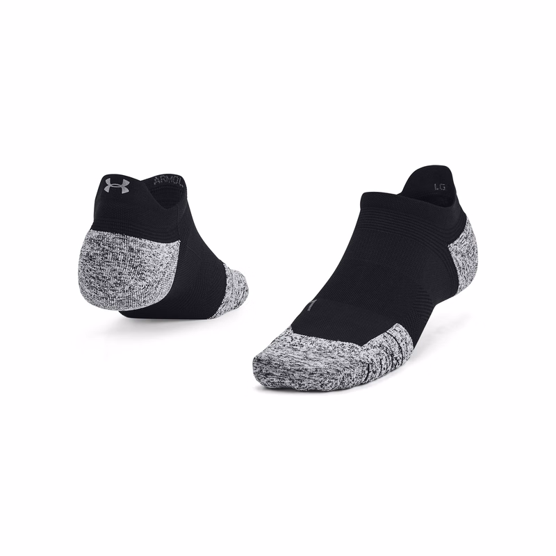 UA ArmourDry Run Cushion Unisex No Show Tab Socks