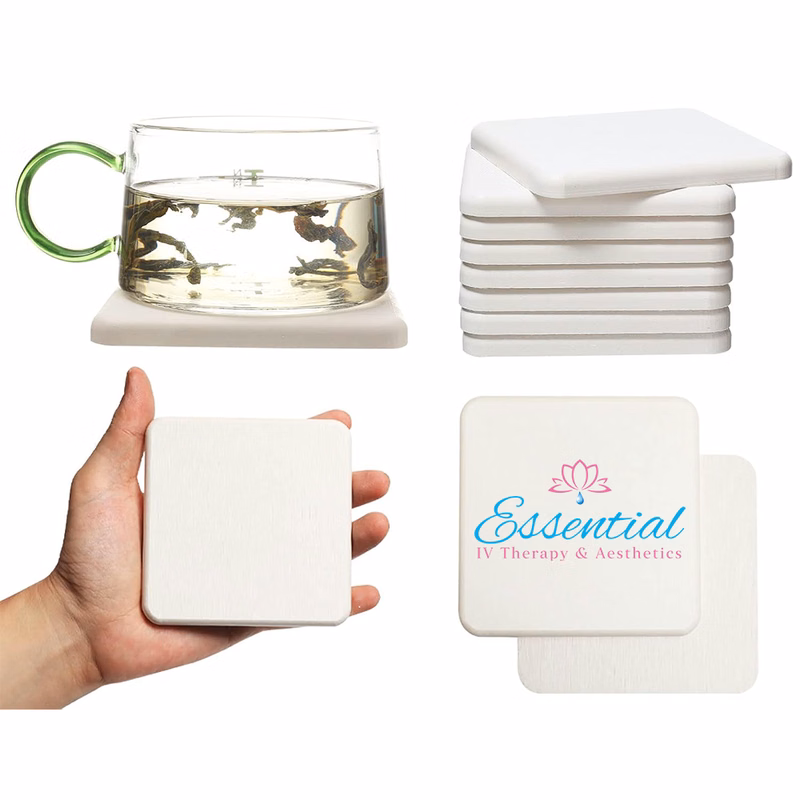 Absorbent Diatomaceous Earth Coaster