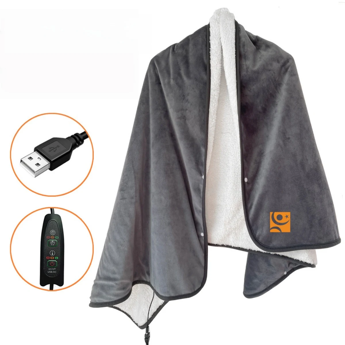 3-Temperature Heating Shawl Blanket 1