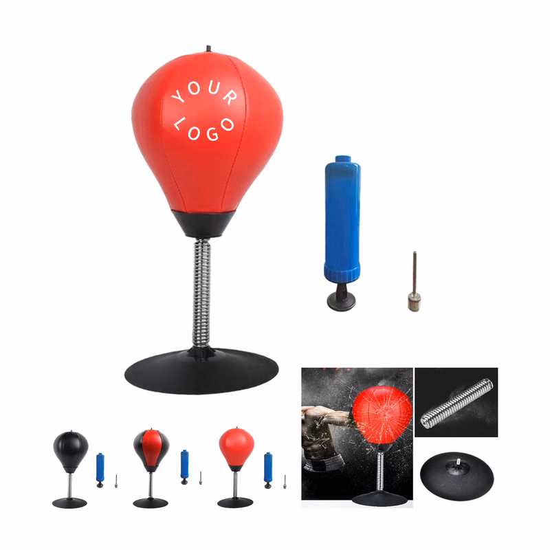 Stress-Relieving Desktop Punching Ball with Durable Spring