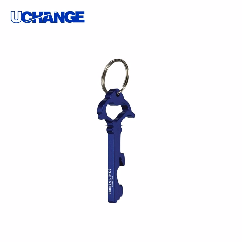 Key-Shaped Bottle Opener Compact Metal Bar Tool