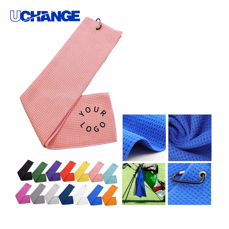 Microfiber Golf Towel with Metal Buckle