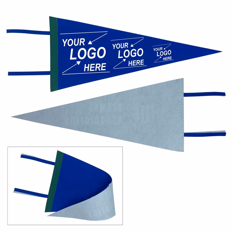 9" x 26" Felt Pennant With Strap