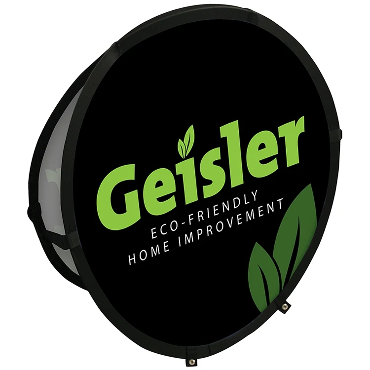 39.37" Circle Pop-Up Banner 1