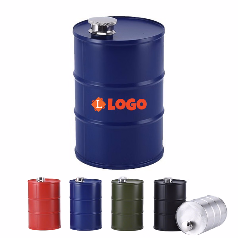 25oz 304 Stainless Steel Cylindrical Flask