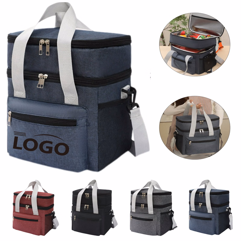 Outdoor Picnic Bag with Double Layers
