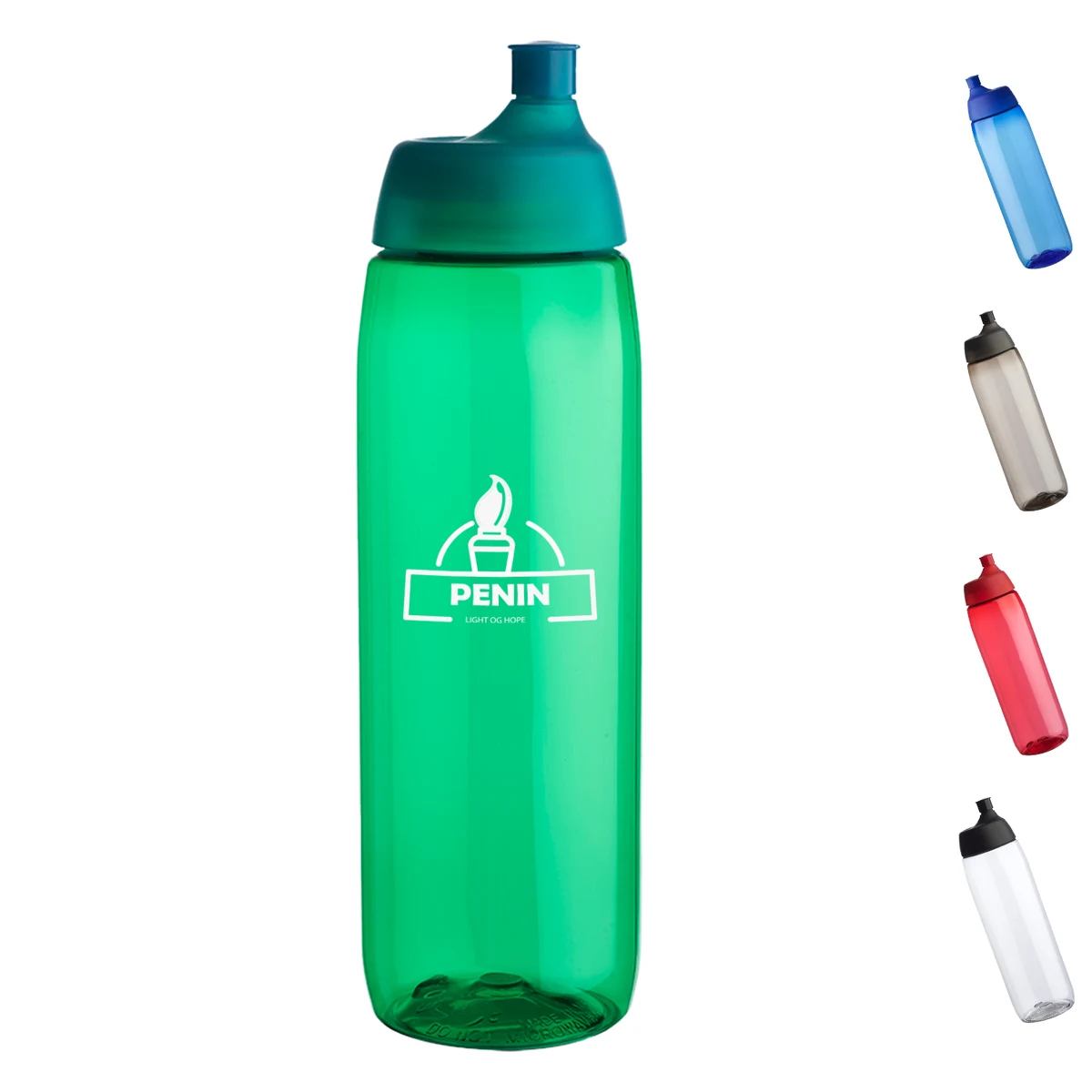 34 oz. Lightweight Single Wall Xitang Plastic Water Bottles 1