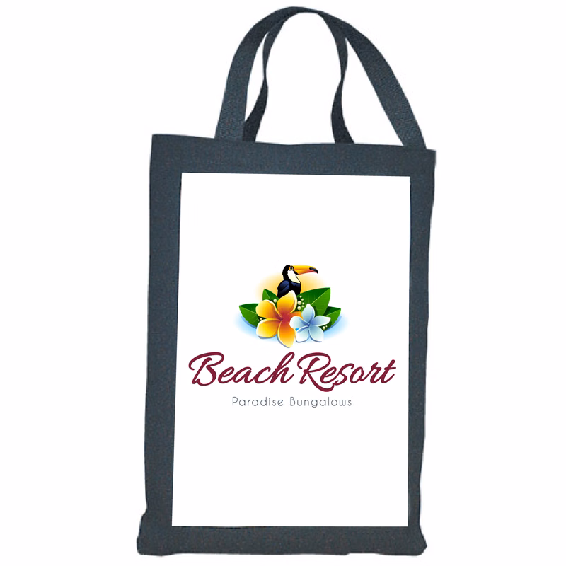 Tall Tote Bag with Pocket