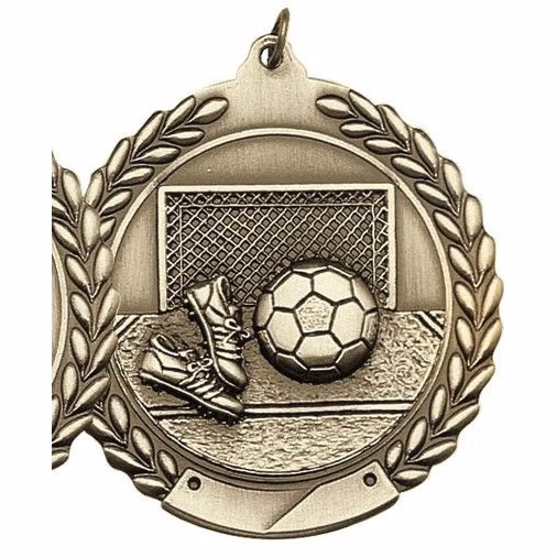 Soccer Die Cast Medal, 2 3/4"