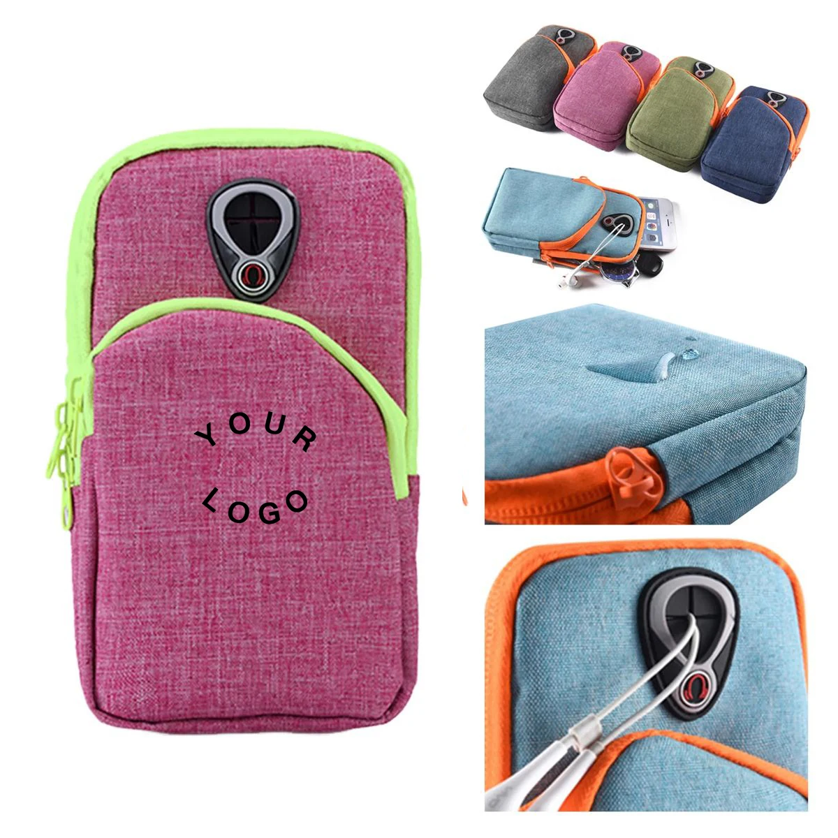 Polyester Adjustable Sports Arm Bag 1