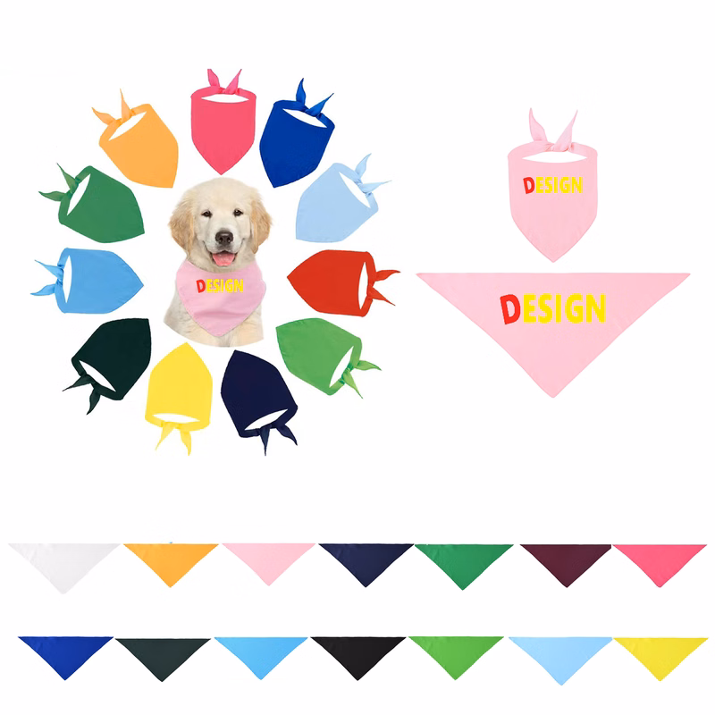 Customizable Pet bandanas MOQ 50