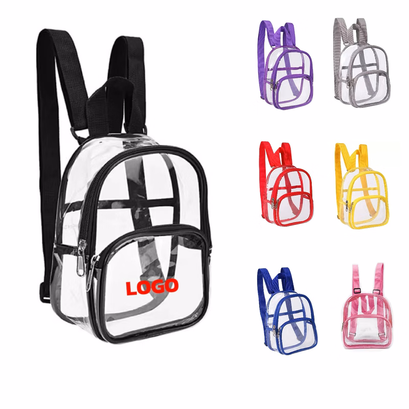 MOQ 10 pcs PVC Mini Backpack