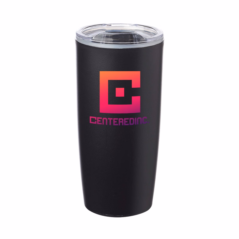 22 oz. Atlas Double Wall Plastic Tumbler (Full Color Imprint)