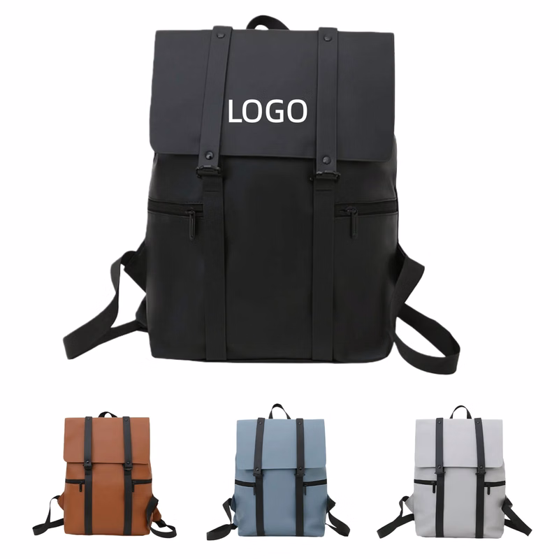 15" PU Leather Roadster Laptop Business Backpack Recycled