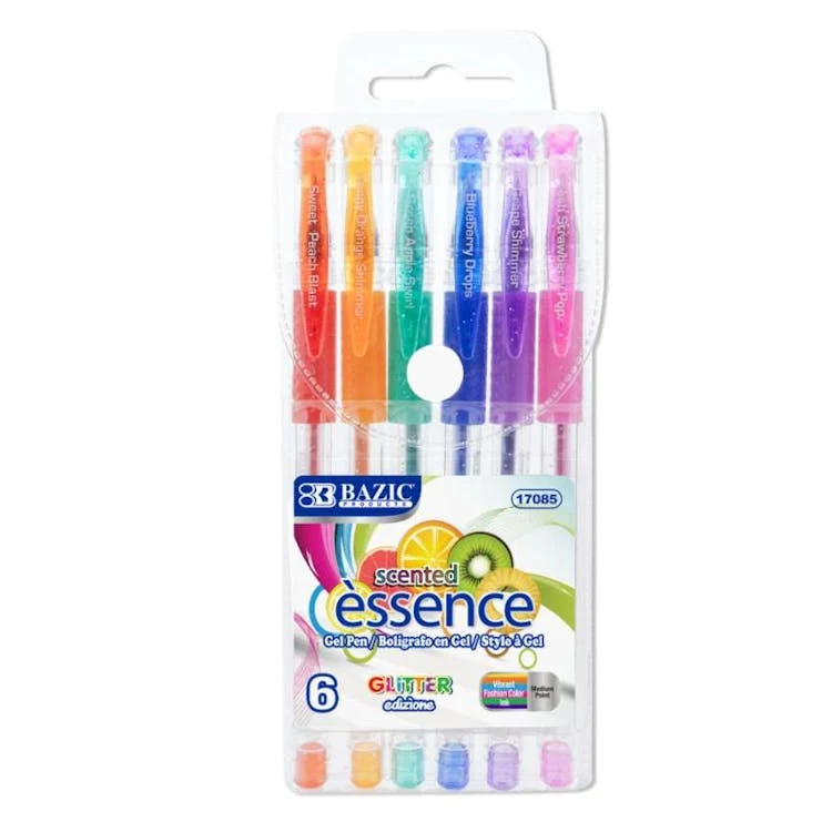 Scented Gel Pens - 6 Pack Assorted 1