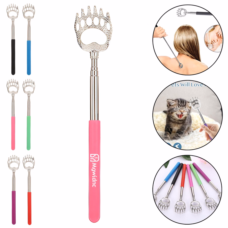 Bear Claw Stainless Steel Telescopic Back Scratcher Massager