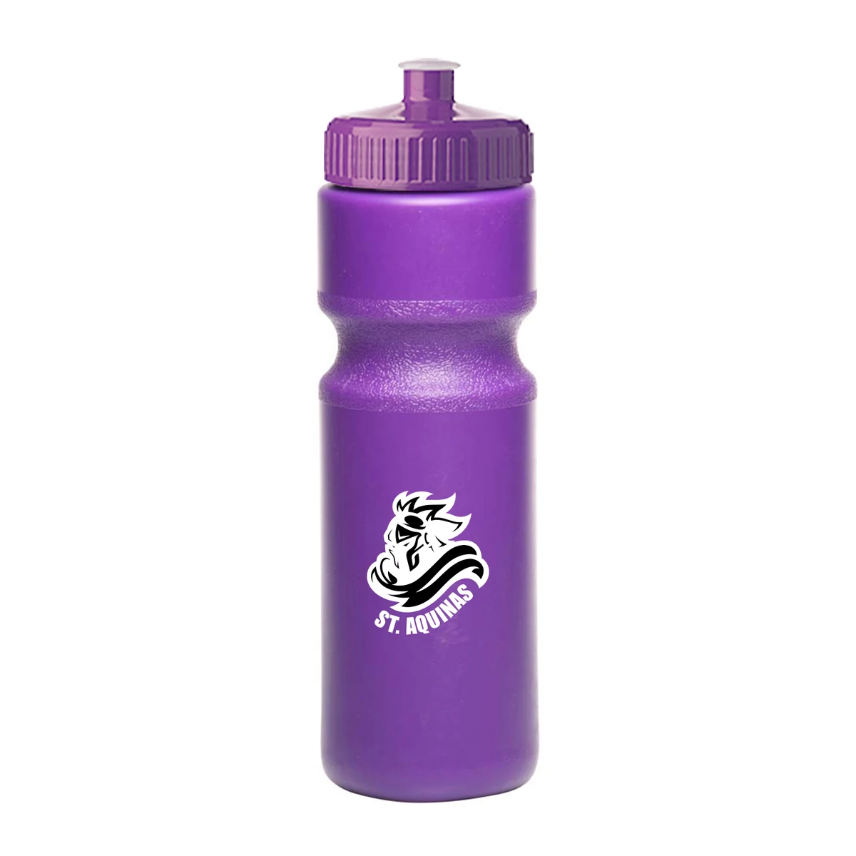 28 oz. Push-Cap Plastic Water Bottle (2 Color Imprint) 1