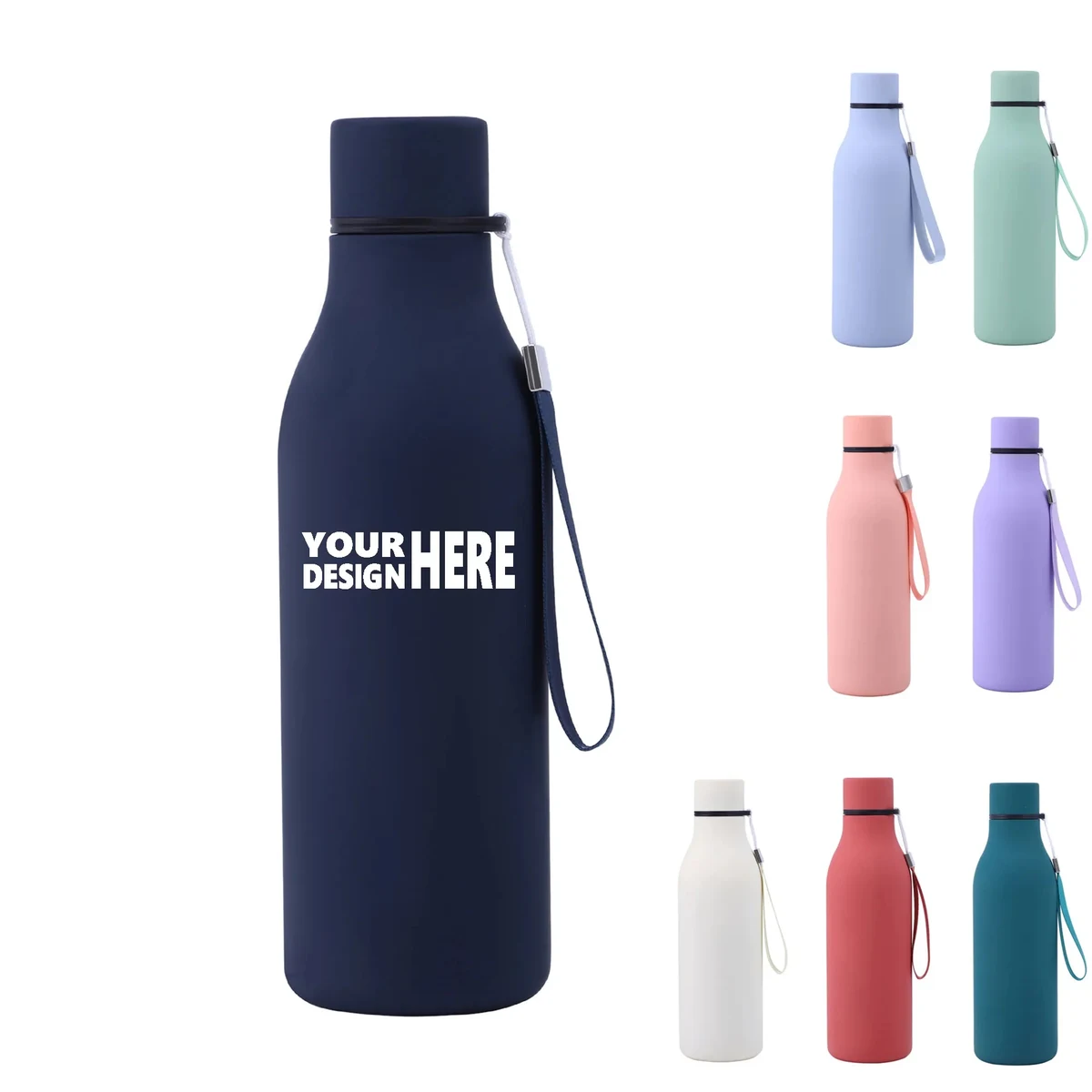 18 oz Stainless Steel Water Bottle, custom water bottle with logo imprint 1