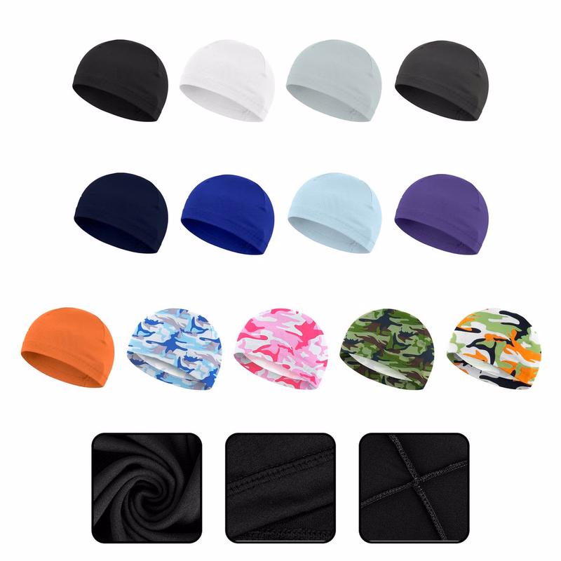 Helmet-Compatible Sweat-Wicking Sports Cap