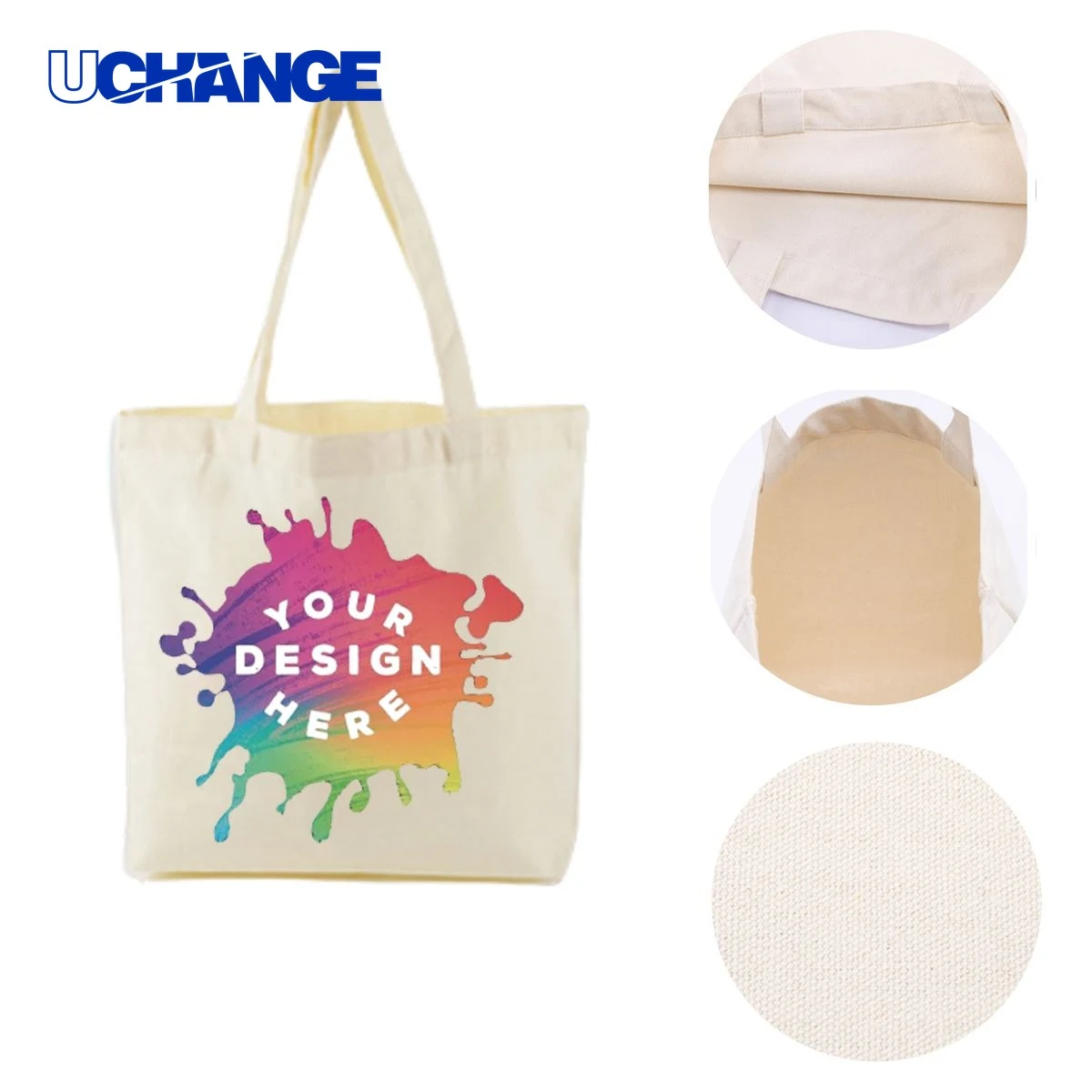 Eco-Friendly Canvas Tote Bag, custom tote bag with logo imprint 1