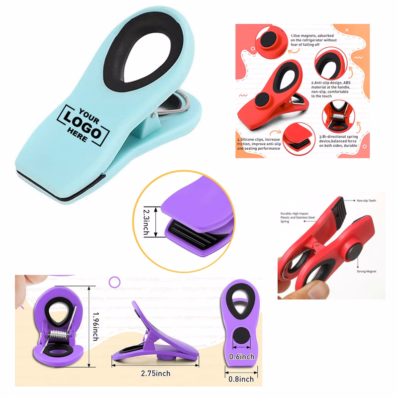 Multifunctional Magnetic Fridge Clip