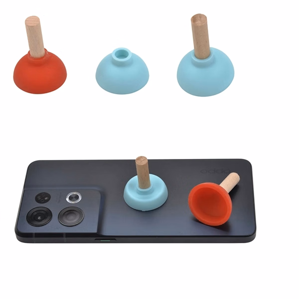 Toilet Plunger Phone Stand