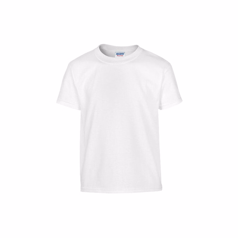 Kids' Irregular Gildan Shirts - White Small
