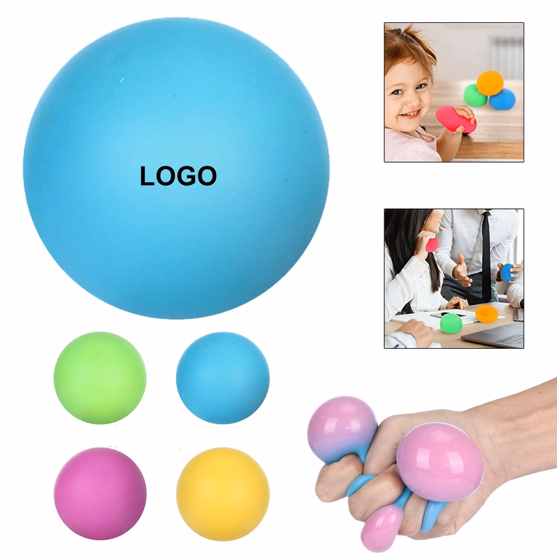 TPR Squeeze Color Changing Stress Relievers Ball