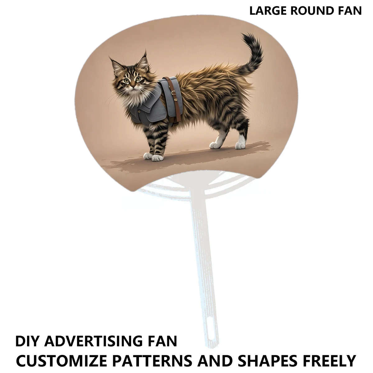Promotional DIY Fans with Logo Print 1