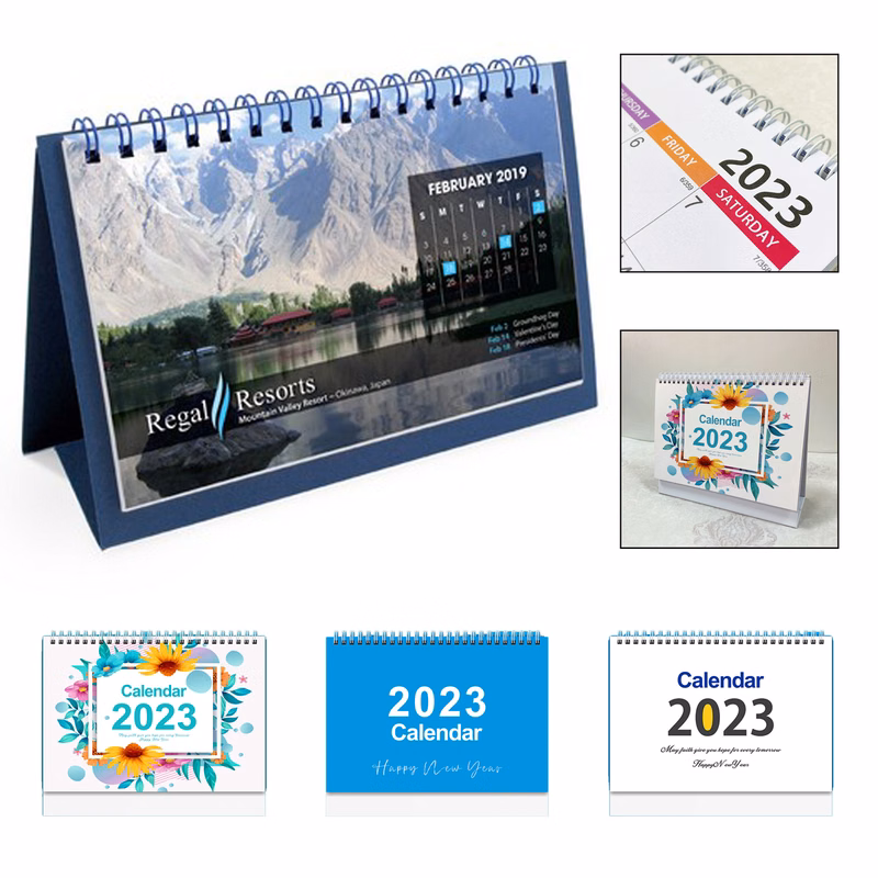 Flip Calendar w/Custom Photos (Short)