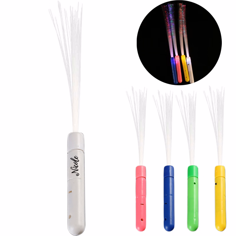 Plastic Glow Fiber Wands Cheering Sticks Party Light