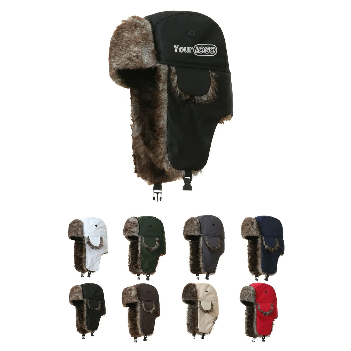 Personalized Portable Winter Ear Flap Hat 1