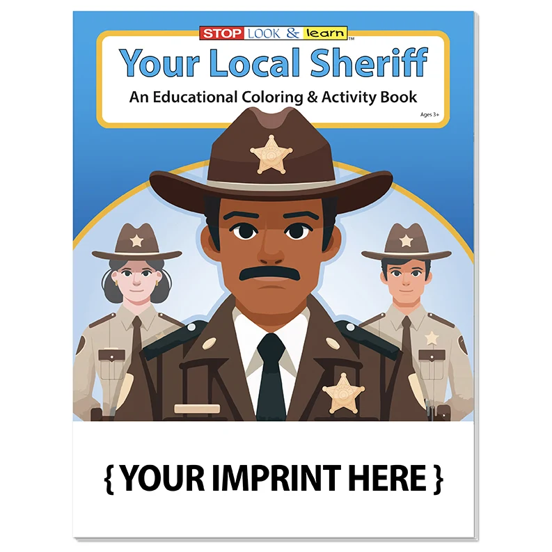 COLORING BOOK - Your Local Sheriff Coloring & Activity Book 1