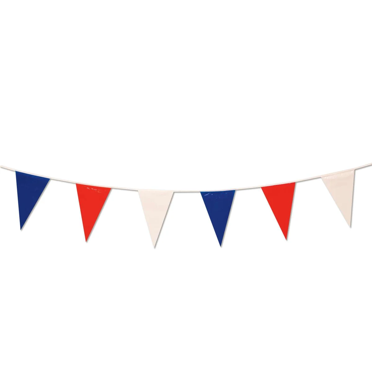 105' Red, White & Blue Pennant String 1