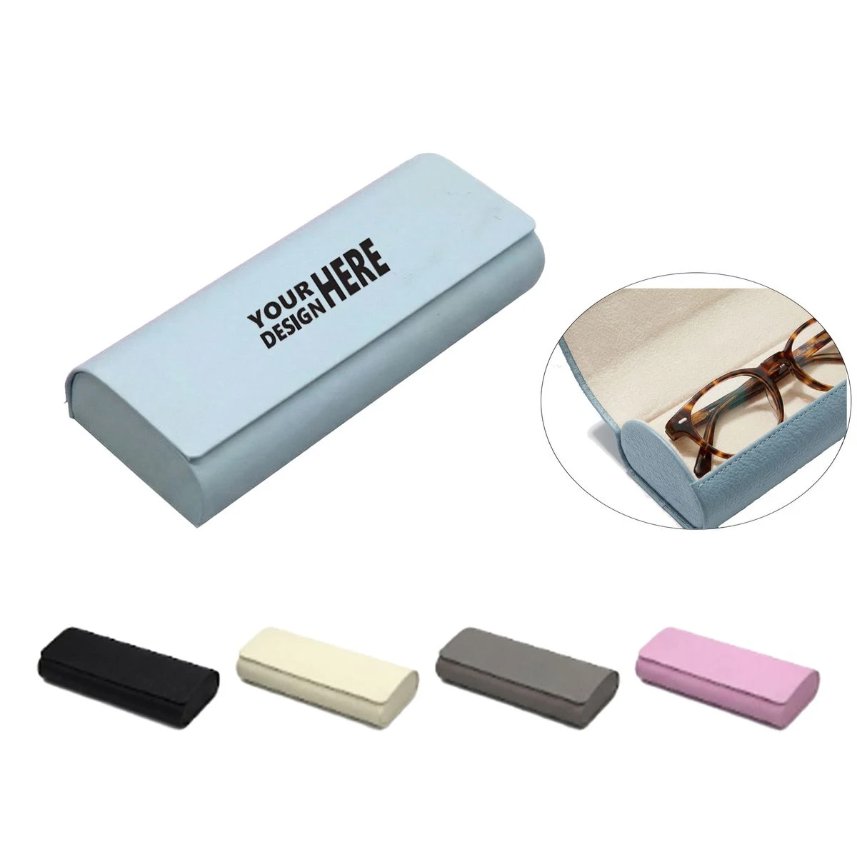 Hard Shell Metal Eyeglass Case 1