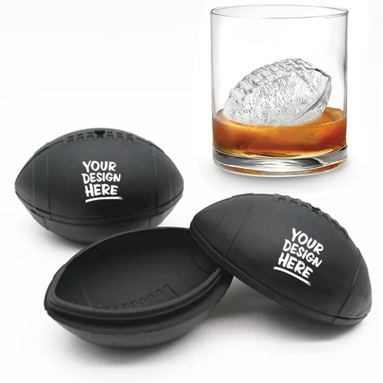 3D Football Ice Mold 1