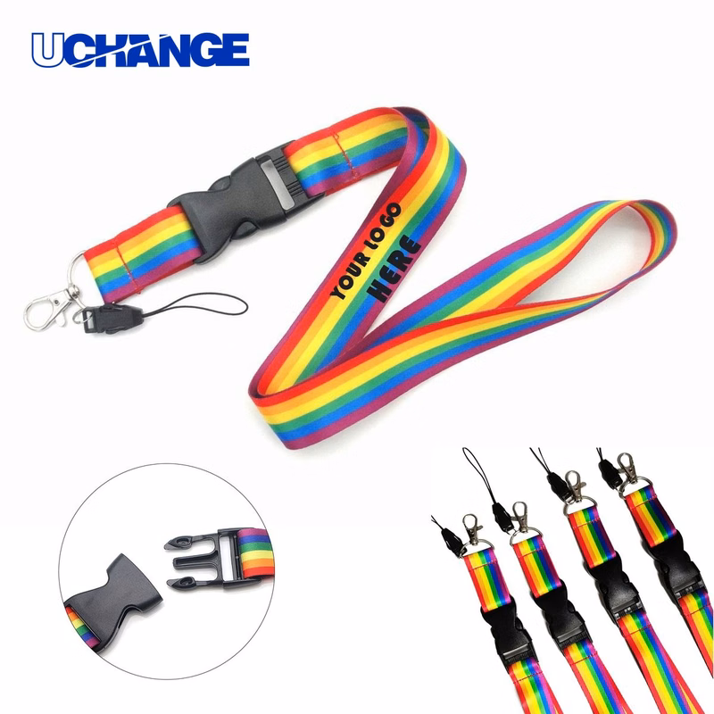 Rainbow Multi-Function ID Lanyard